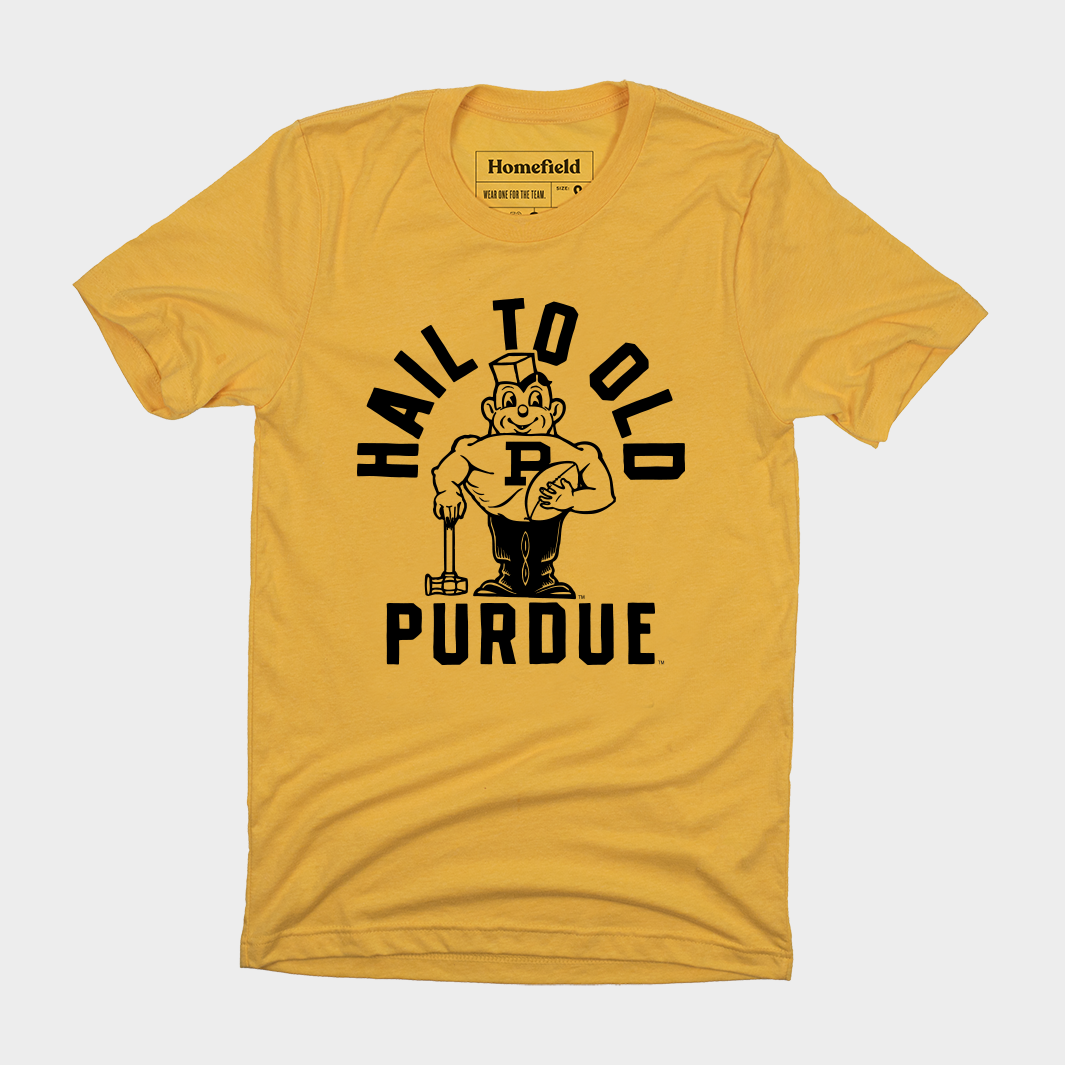 Show Your Purdue Pride with Vintage Football Tee