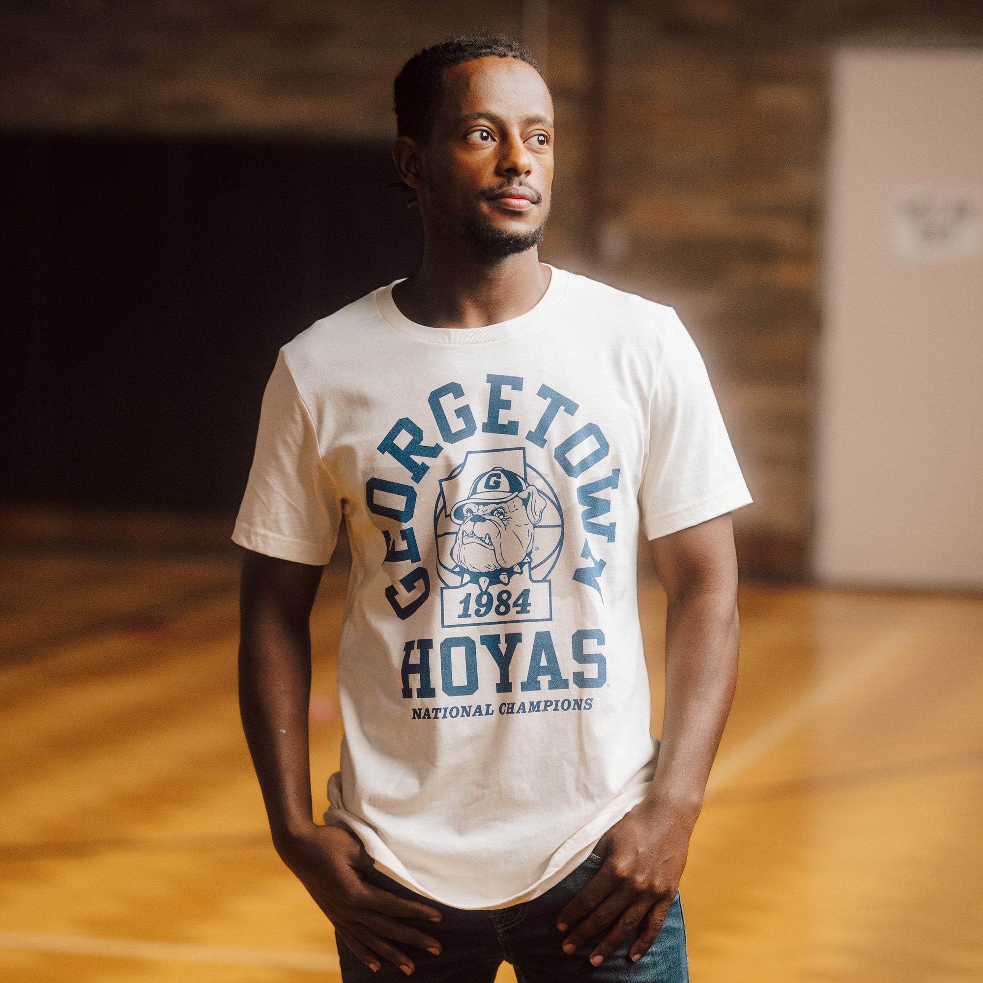 Georgetown Hoyas 1984 National Champs Basketball Tee - Celebrate the Glory!