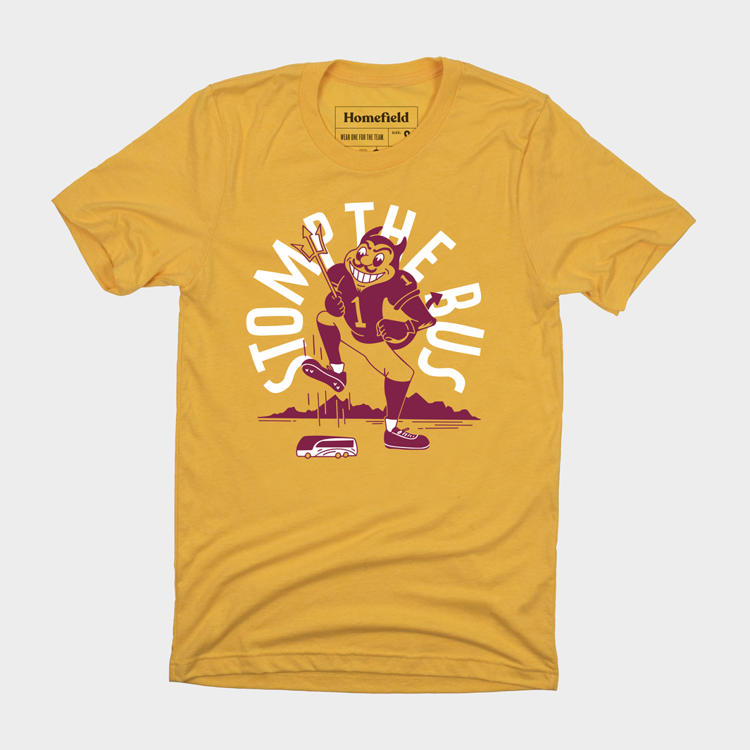 ASU Sun Devils: Unleash Your Team Spirit with the Stomp the Bus Tee