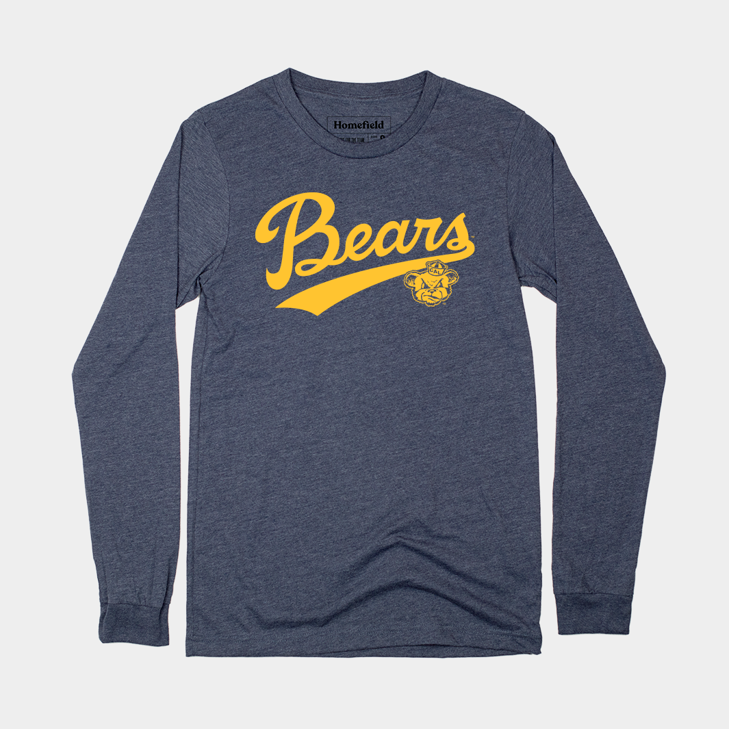 Vintage Cal Bears Baseball Script Long Sleeve Shirt