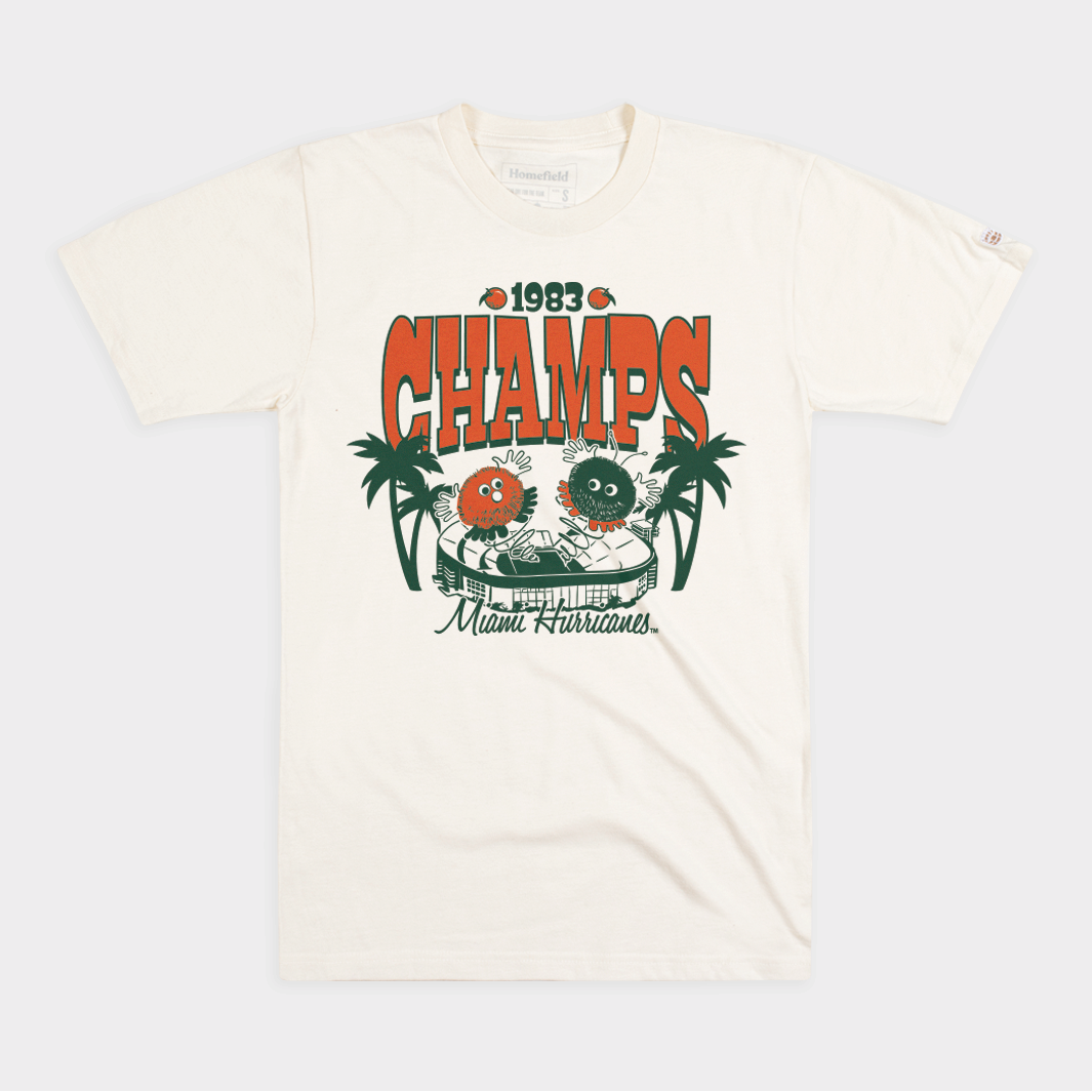Celebrate Miami's 1983 Football Championship with This Tee