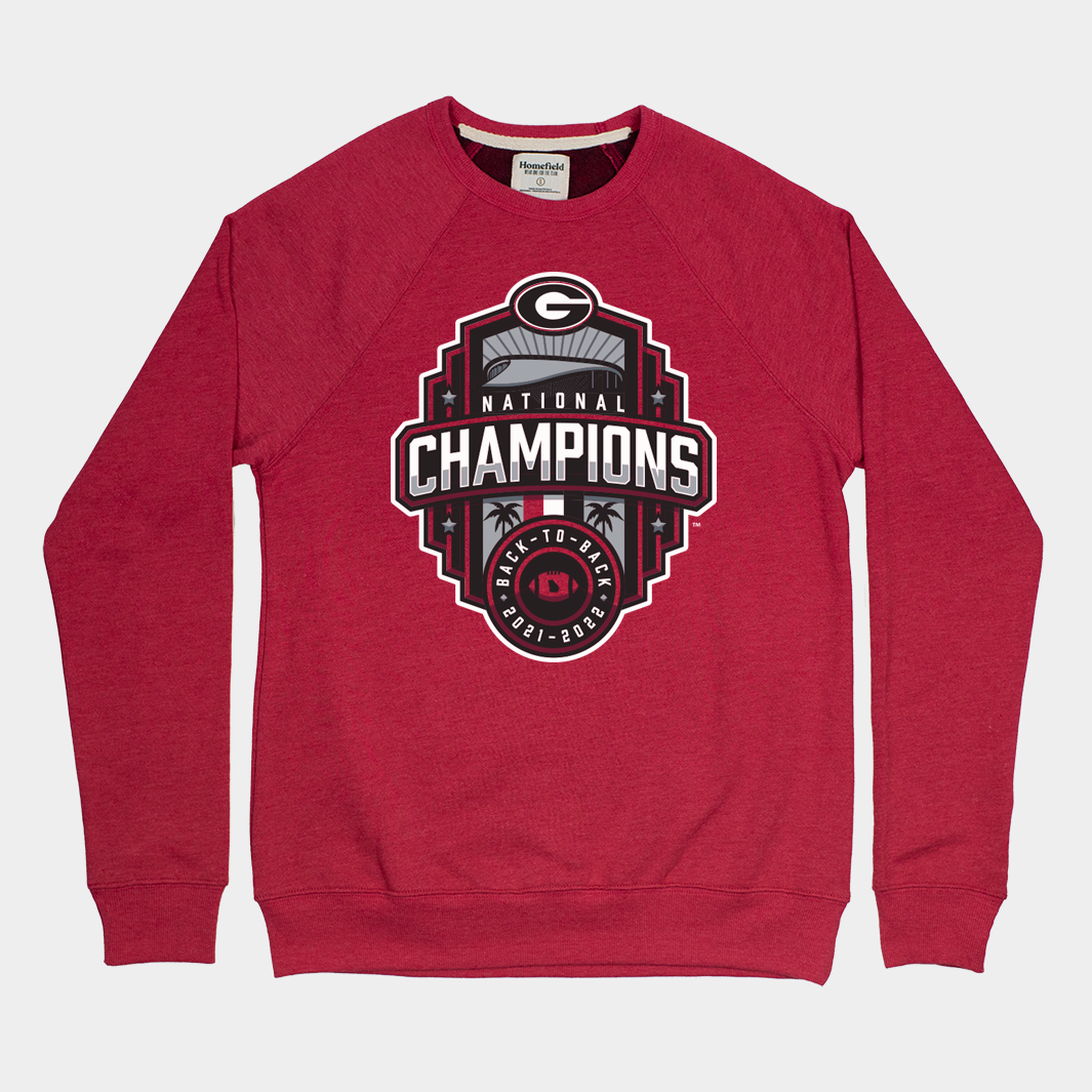 Celebrate Georgia's 2022 National Championship with this Crewneck