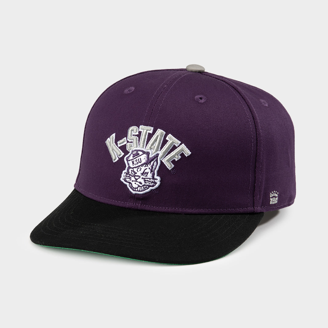 Show Your EMAW Pride with Vintage K-State Wildcats Logo Snapback Hat