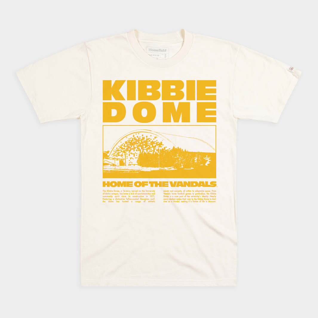 Celebrate the Kibbie Dome: Idaho Vandals Newspaper-Inspired Tee