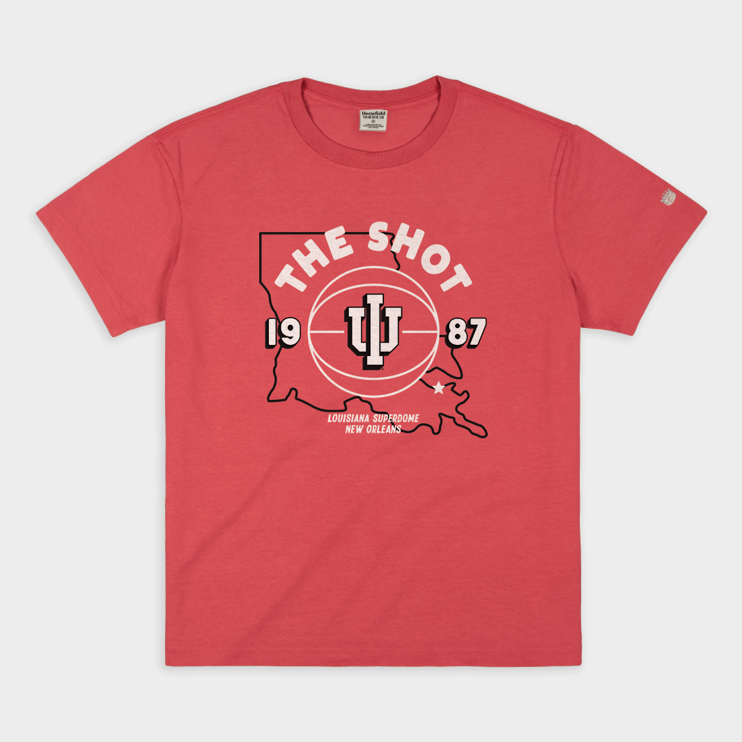 Relive the 1987 IU Basketball National Champs Moment with This Heavyweight Tee