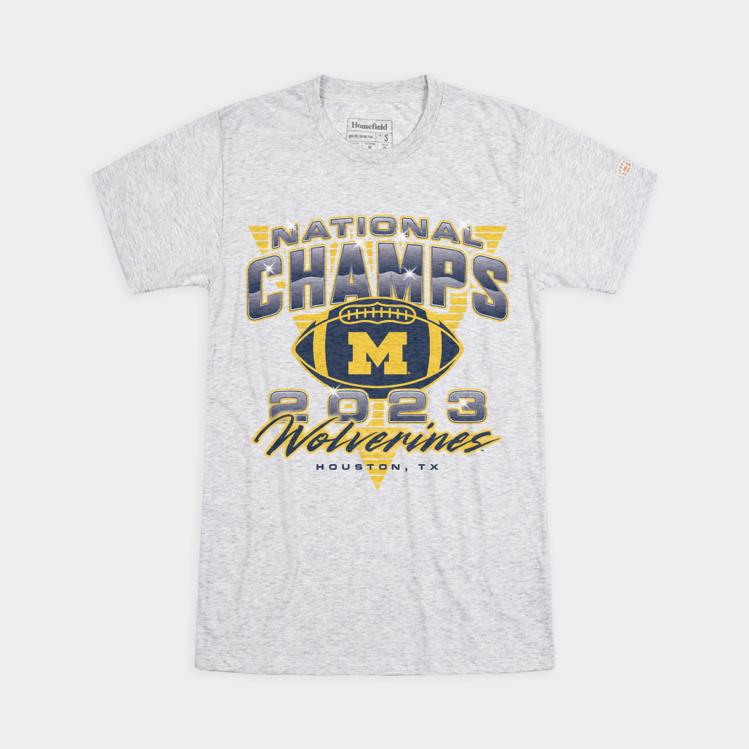 Celebrate Michigan's 2023 Football National Championship Victory Tee