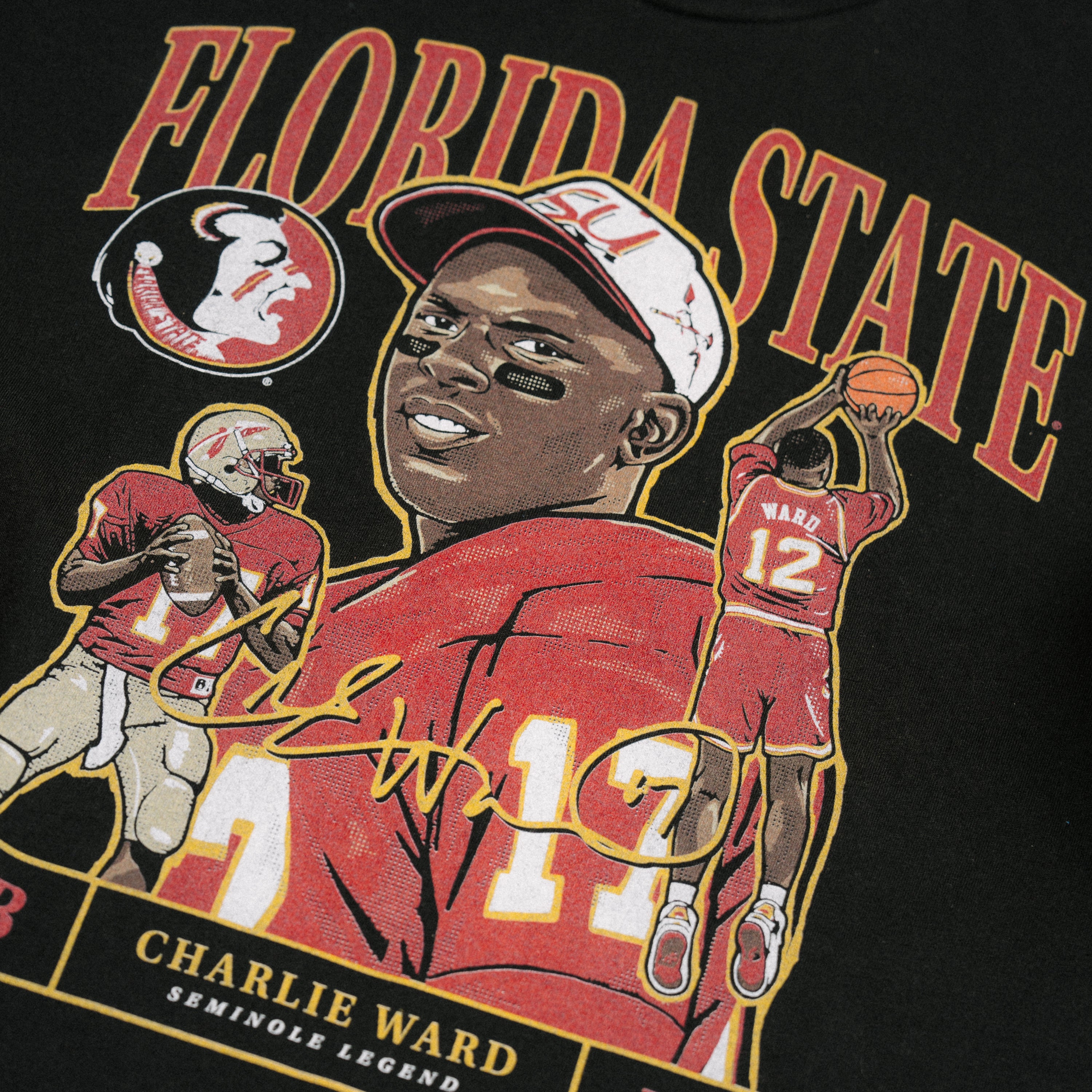 Florida State Charlie Ward Tribute Vintage Tee