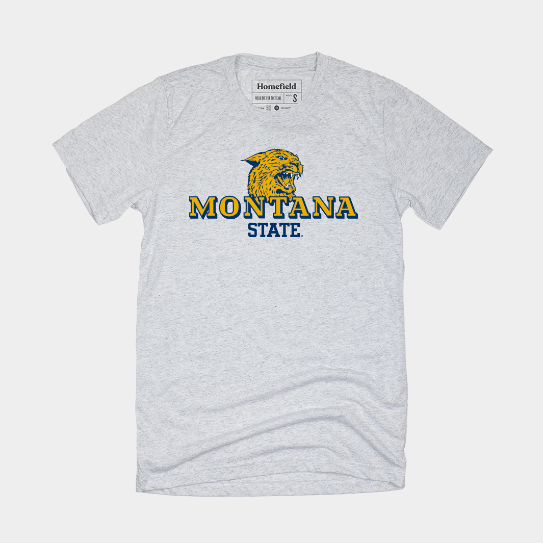 Show Your Montana State Pride with the Vintage Bobcats Tee
