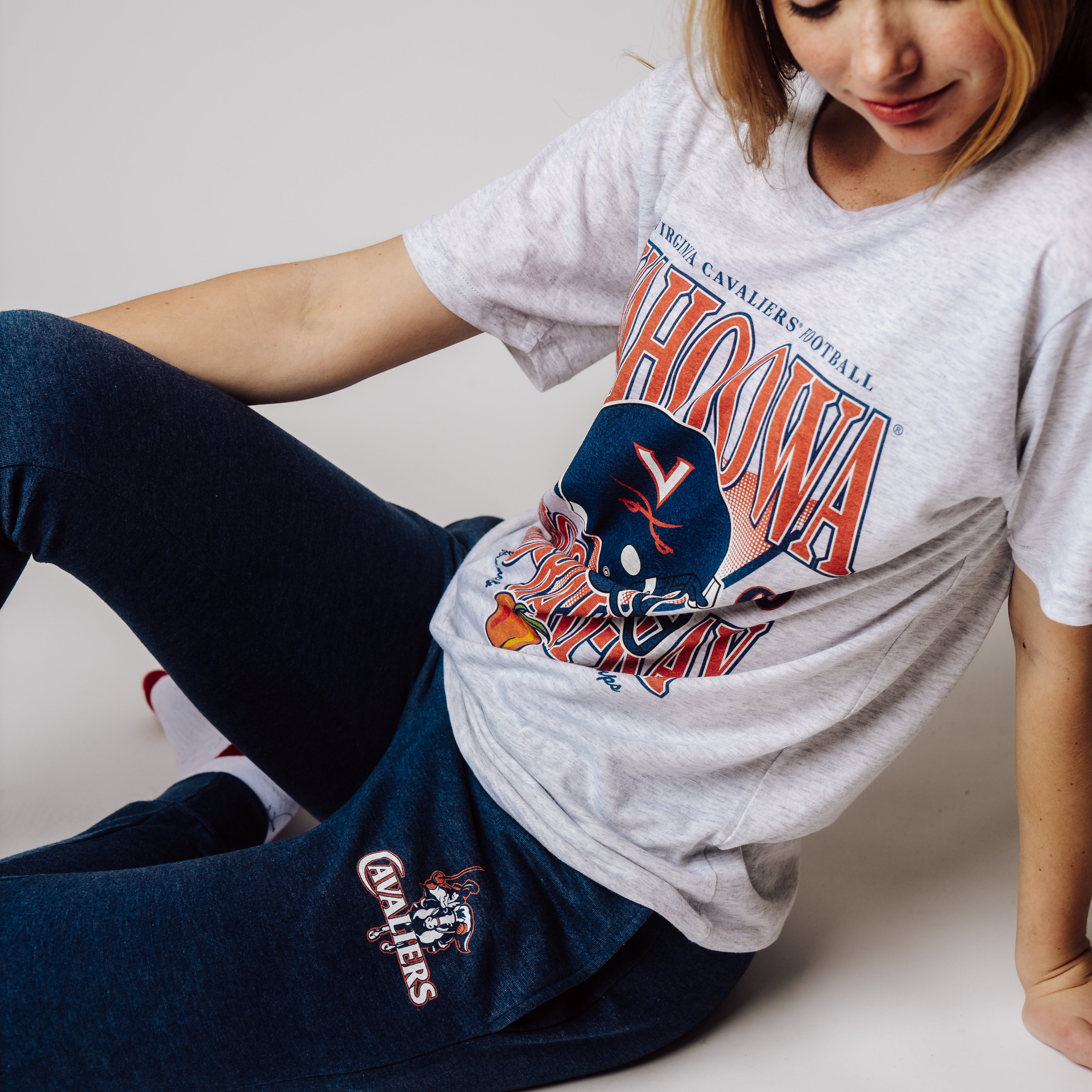 Virginia Cavaliers Vintage Mascot Charging Joggers