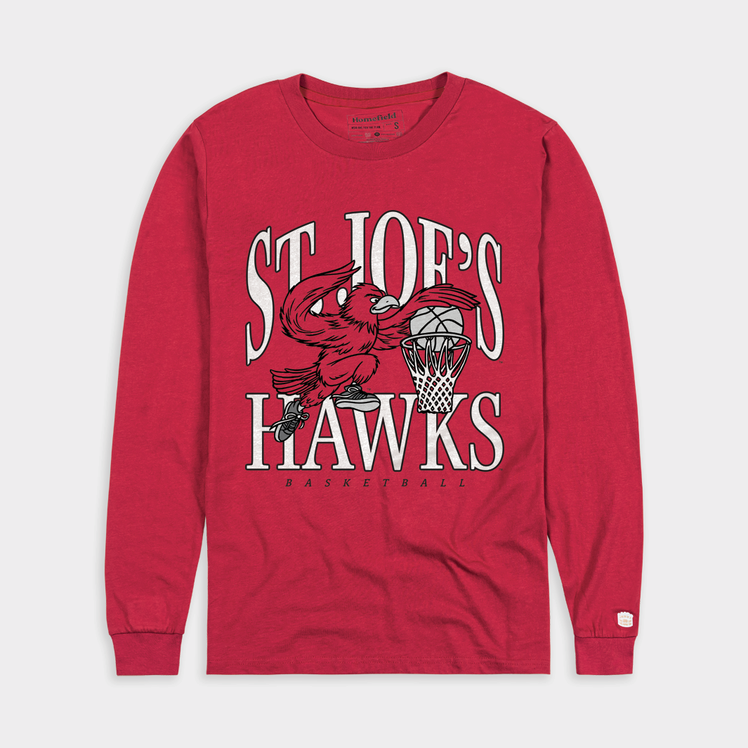 Saint Joseph's Hawks Basketball-Inspired Long Sleeve: Soar with Style