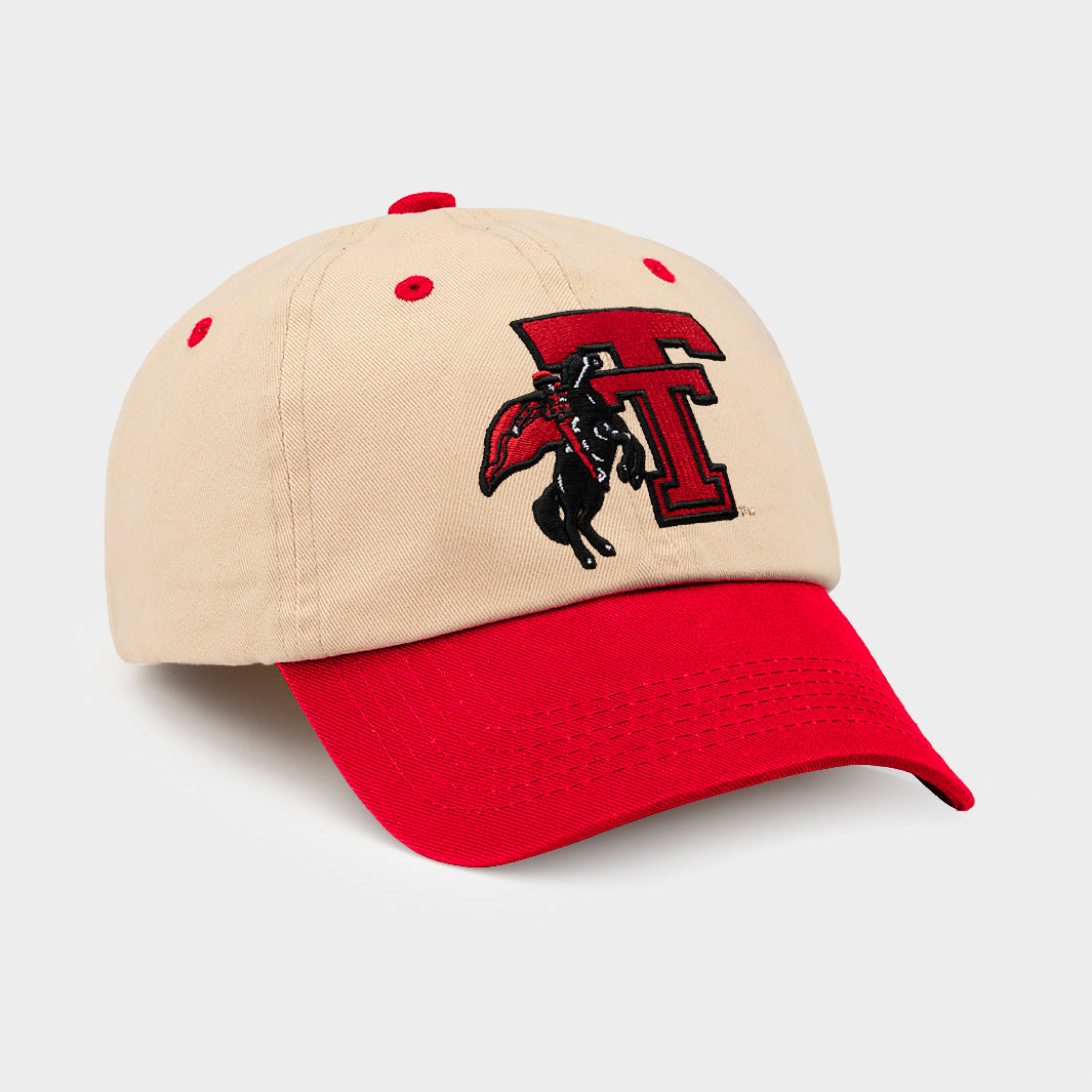 Show Your Texas Tech Pride with the Vintage Red Raider Two-Tone Dad Hat