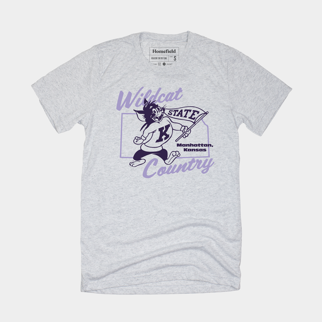 Show Your Pride with the K-State Wildcat Country Tee