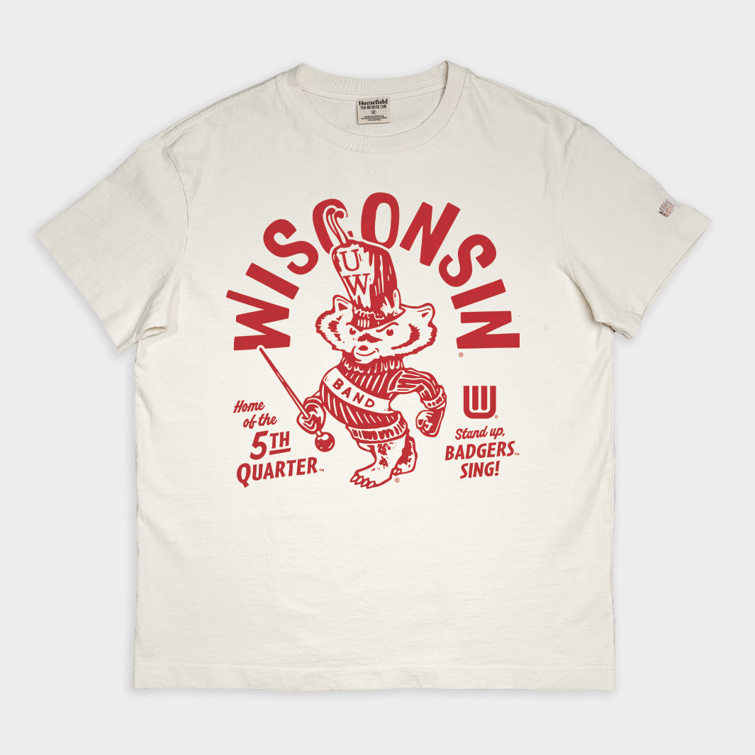 Relive the Glory: Wisconsin Badgers 5th Quarter Vintage Heavyweight Tee
