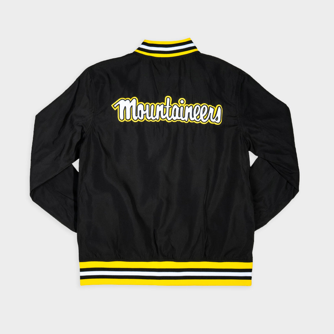 App State Mountaineers Vintage-Inspired Bomber Jacket with Retro Logo
