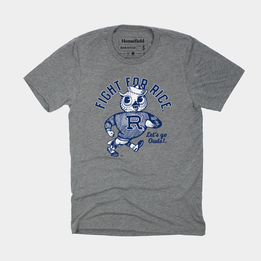 Vintage Rice Owls Tribute T-Shirt