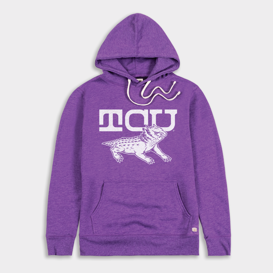 Embrace the TCU Spirit with Our Vintage Horned Frogs Hoodie
