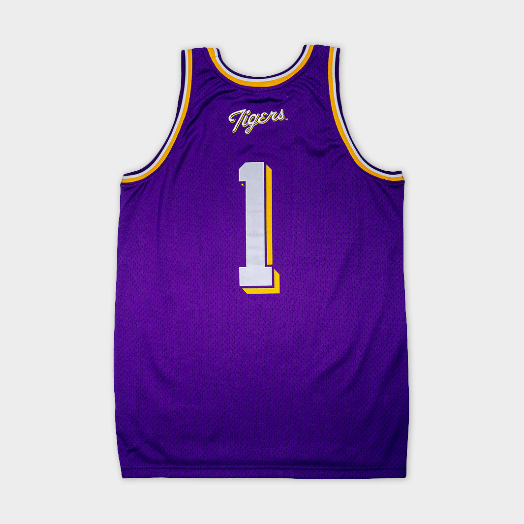 Relive LSU Tigers' Basketball Glory with This Vintage Replica Jersey
