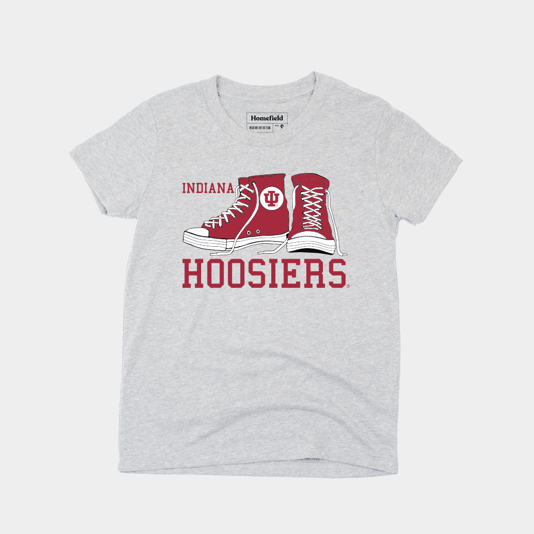 Indiana Vintage High Tops Youth Tee - Celebrate Hoosiers' Glory