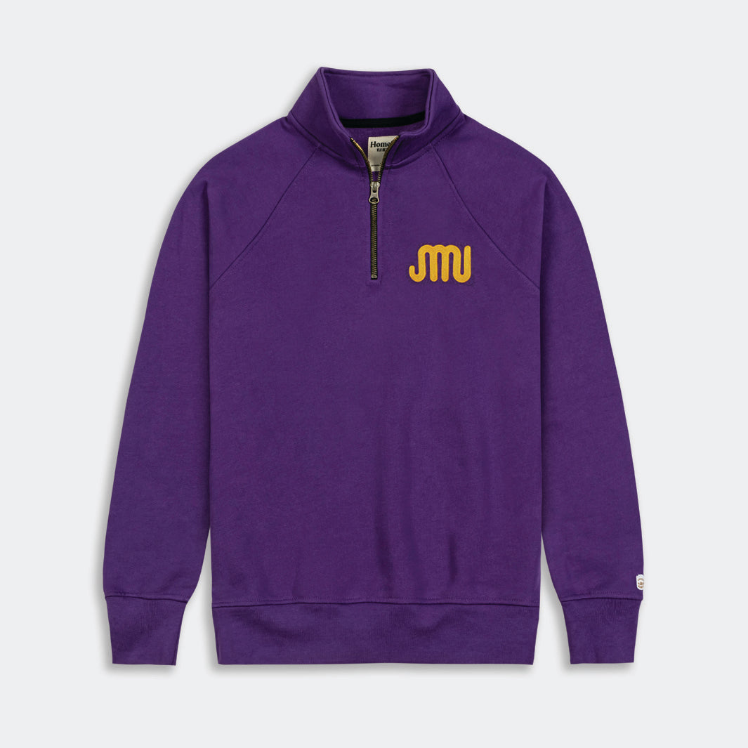 James Madison Vintage JMU Logo Quarter Zip - A Must-Have for JMU Fans