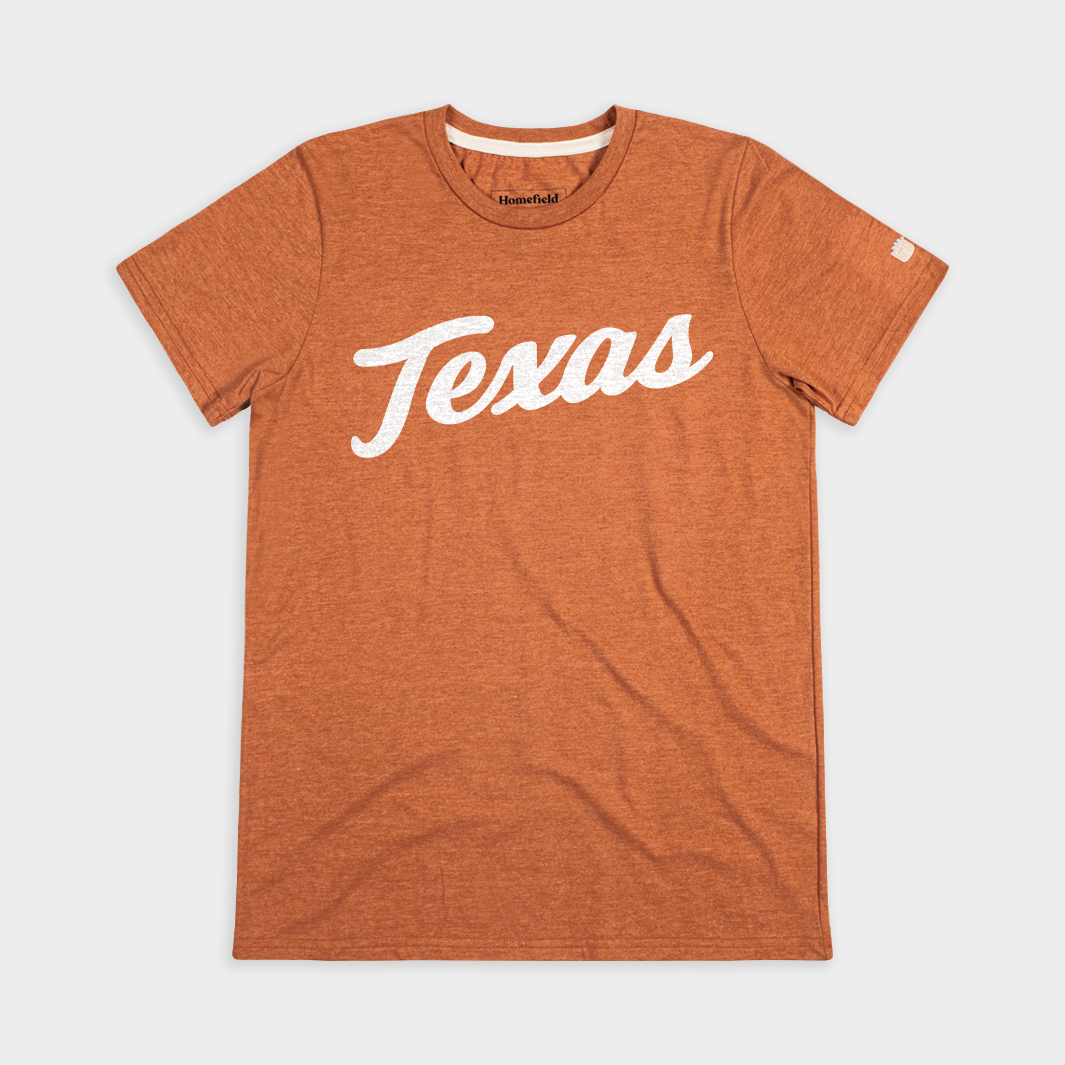 Texas Baseball Fever Script Tee