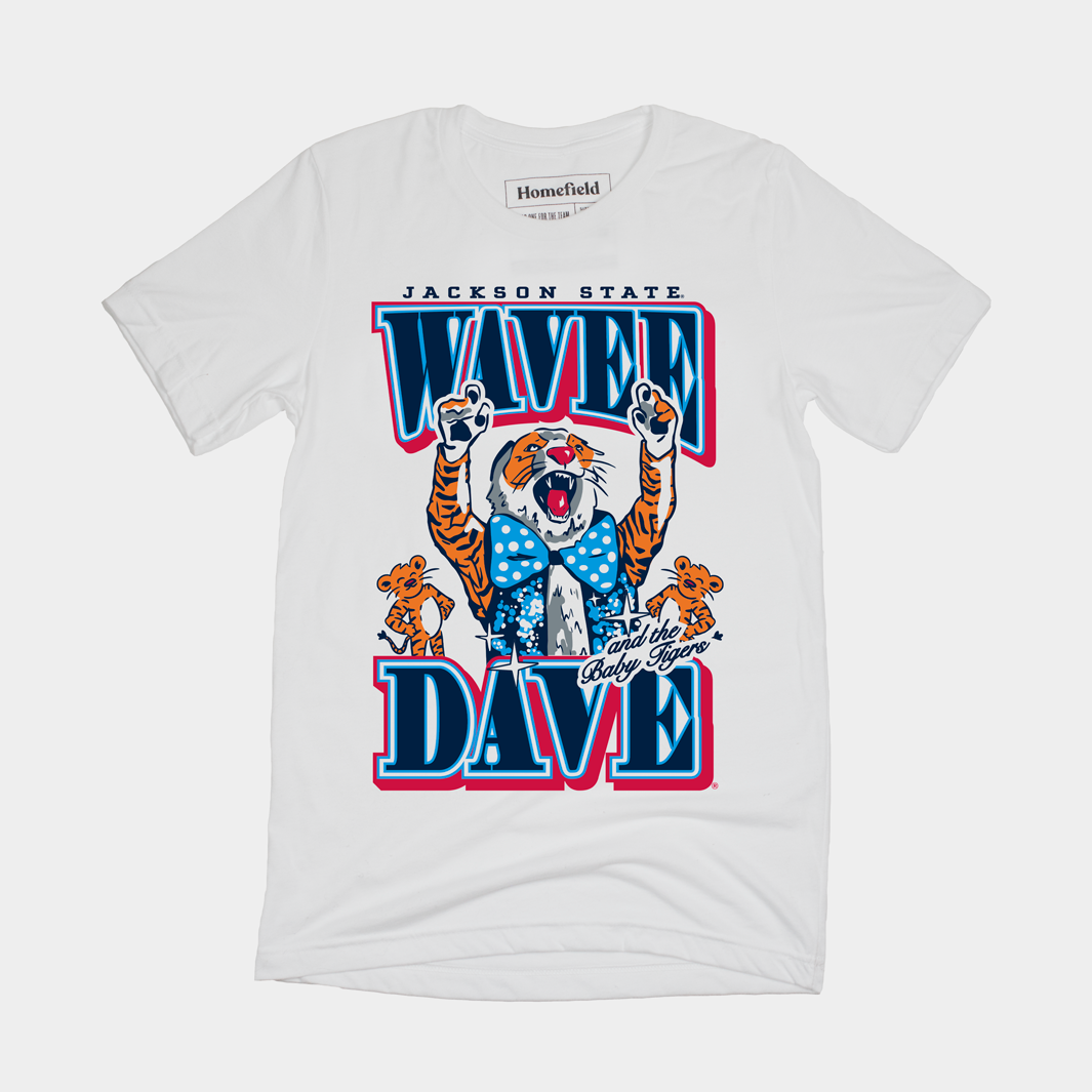 Show Your Love for JSU with the Jackson State Wavee Dave Tee