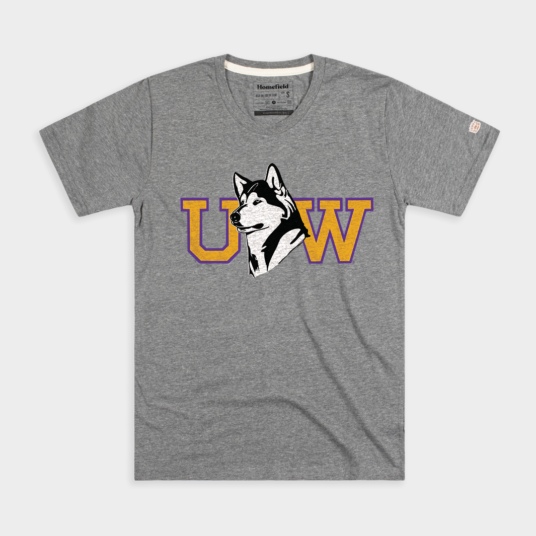 Unleash Your Husky Pride! Vintage UW Huskies 90s Logo T-Shirt