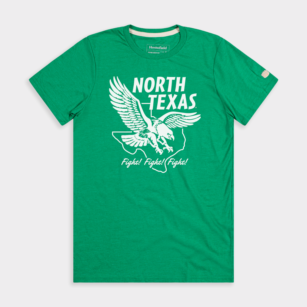 North Texas Mean Green 'Fight! Fight! Fight!' Tee - Rally Your Team Spirit