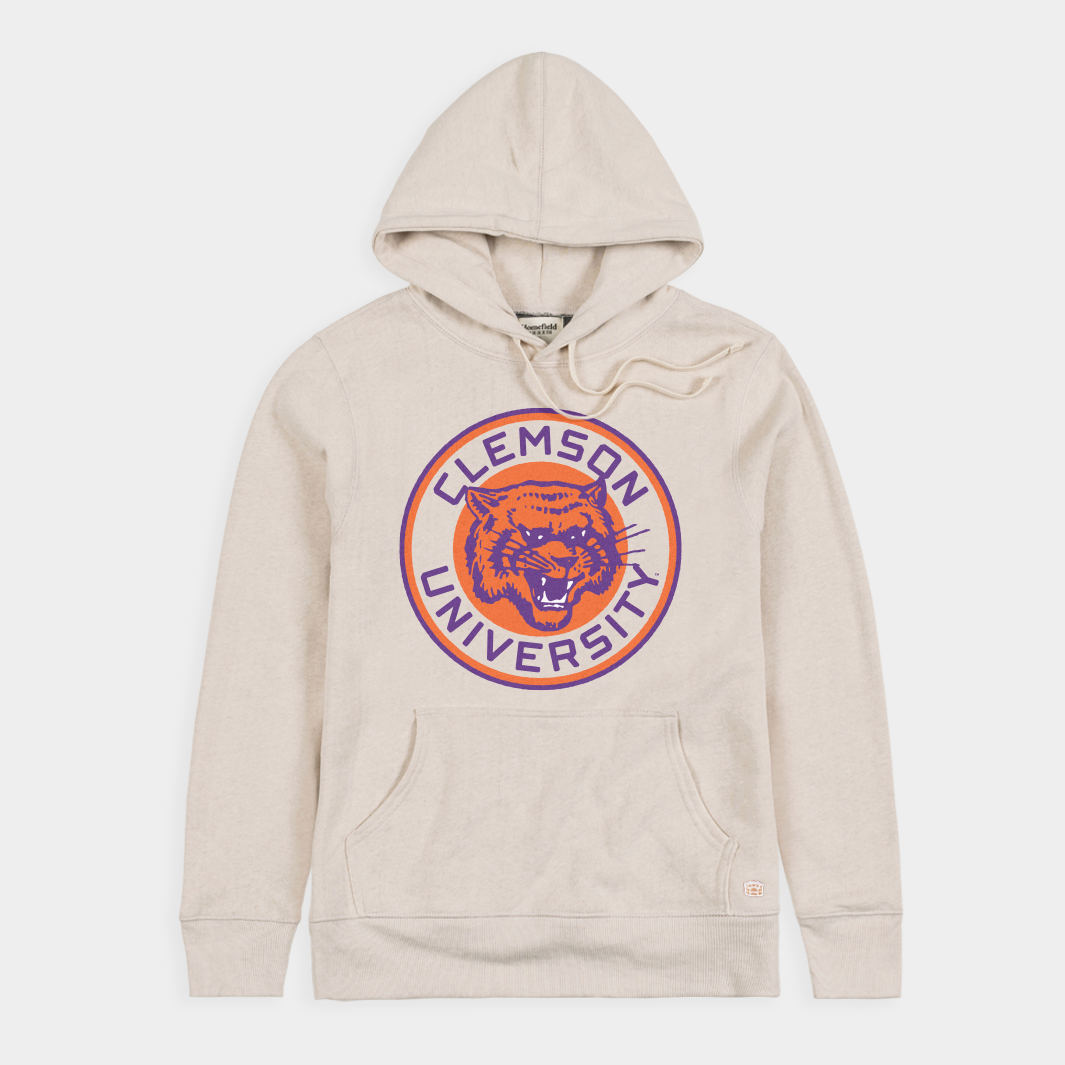 Roar with Pride: Clemson Tigers Vintage Growling Tiger Hoodie