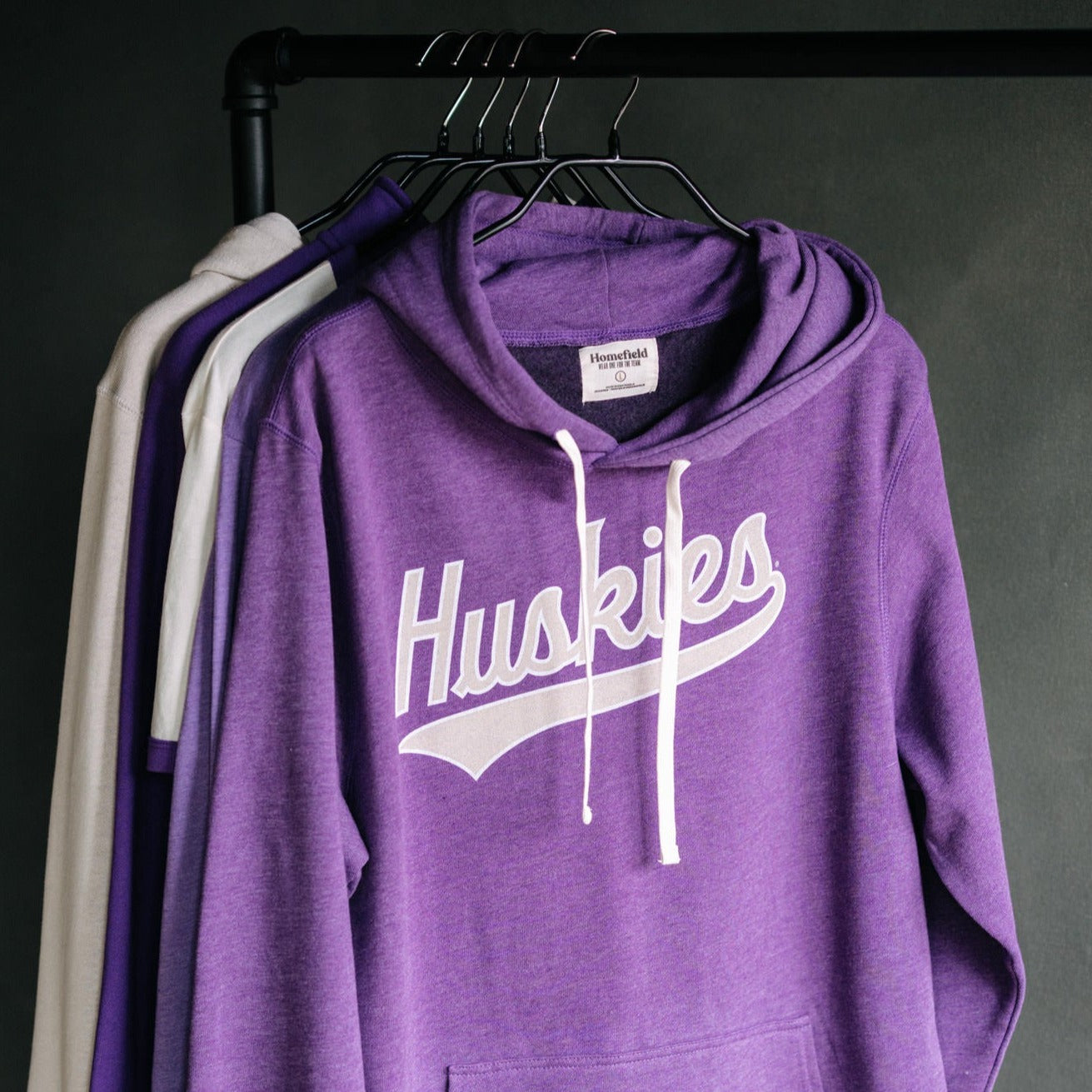 Show Your Husky Pride with the Washington Huskies Script Hoodie