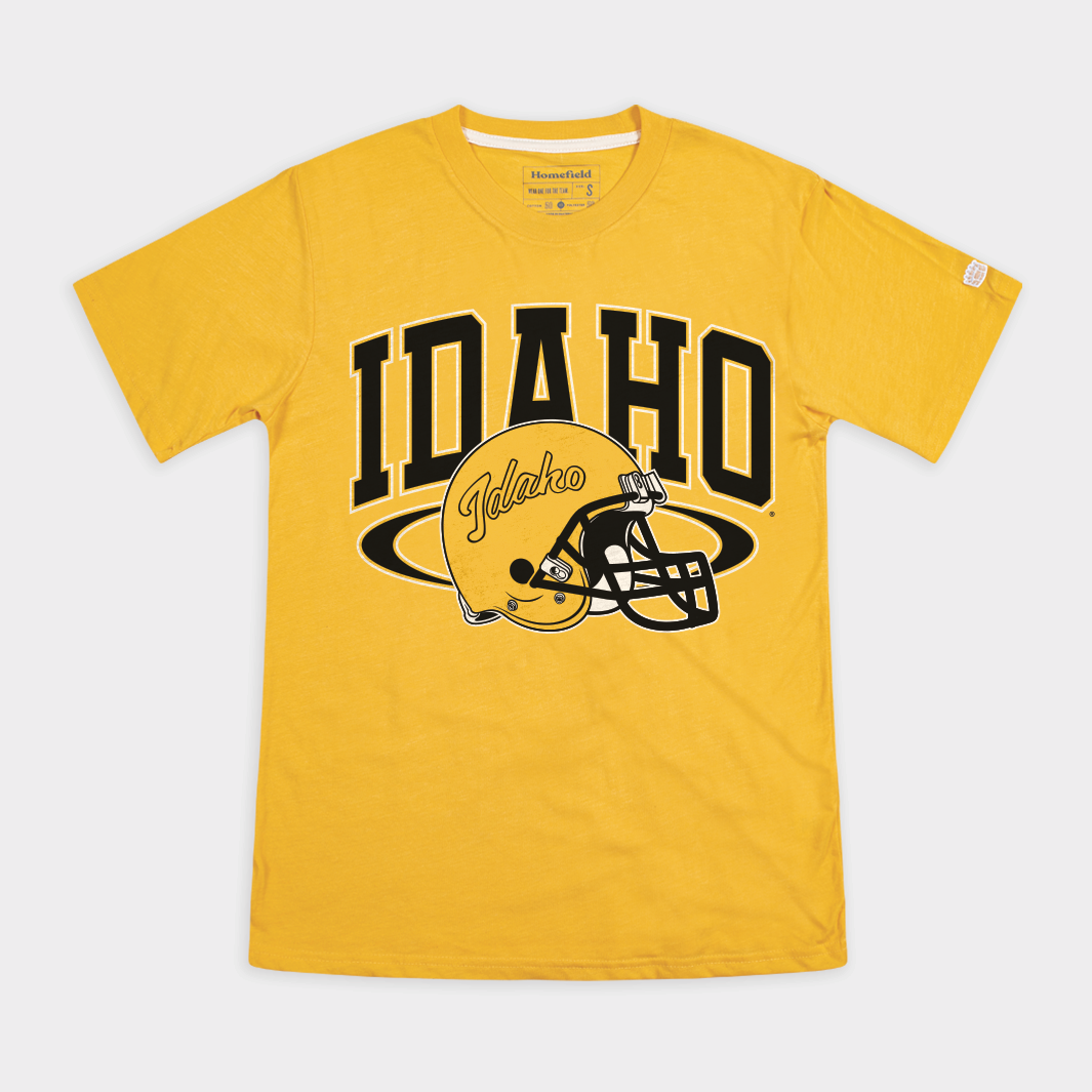 Relive Idaho Vandals' Glory with 1977 Football Helmet Tee