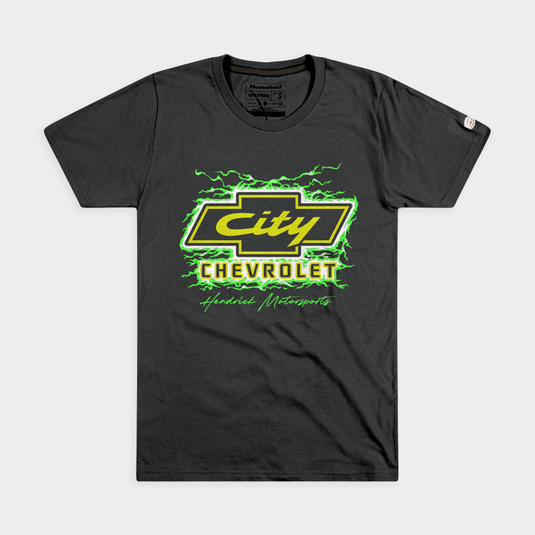 Hendrick Motorsports City Chevrolet Neon Tee - A Must-Have for Racing Fans