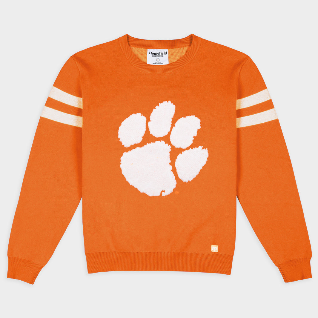 Exclusive Clemson Vintage Logo Knit Sweater