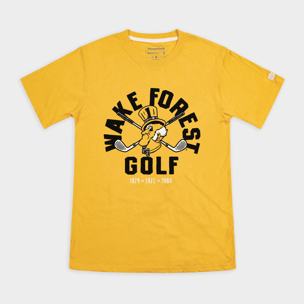 Celebrate Wake Forest Golf's Legacy with This Vintage Shirt