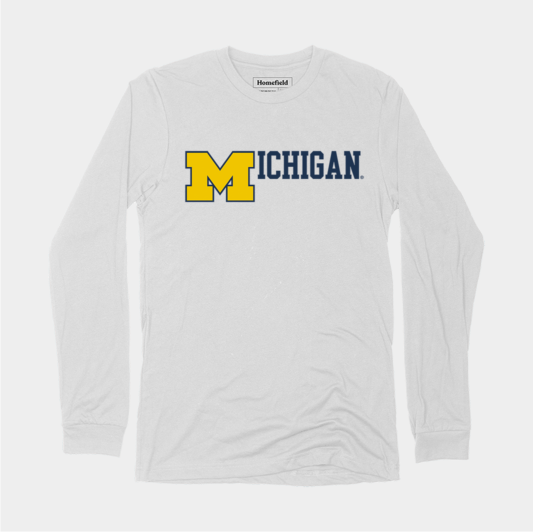 Throwback Michigan Block M Long Sleeve