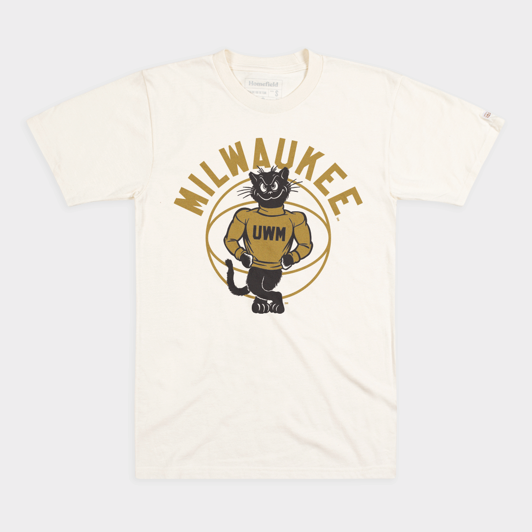 Show Your Panther Pride with the Milwaukee Panthers Vintage Basketball Tee
