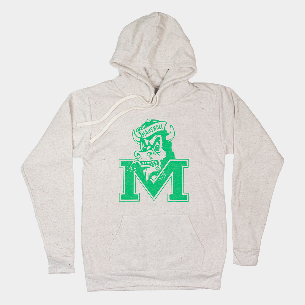 Show Your Love for MU with Vintage Marshall Block M Hoodie