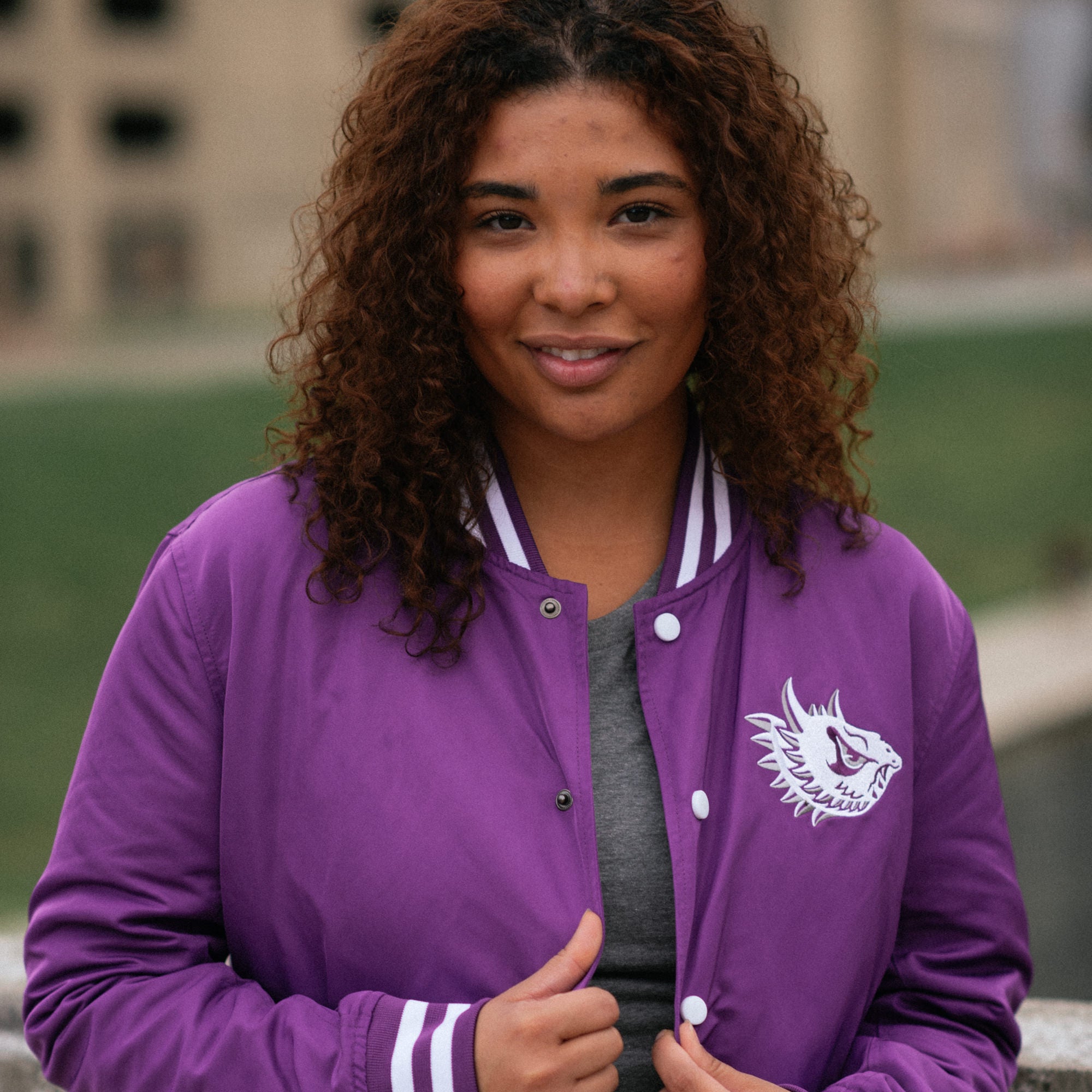 Show Your TCU Pride with This Vintage-Inspired Bomber Jacket