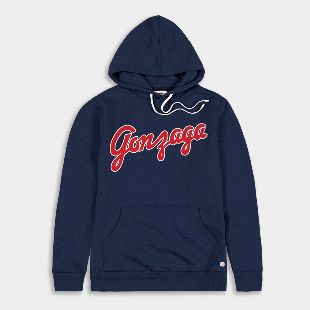 Show Your Love for Gonzaga Bulldogs with This Retro Script Hoodie