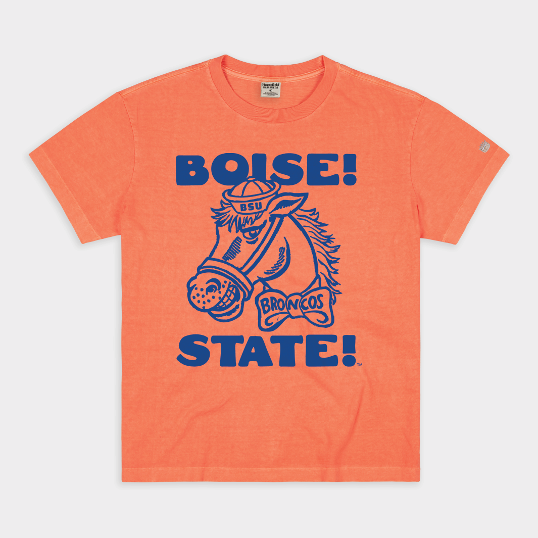 Vintage Boise State Broncos Stadium Chant Heavyweight Tee