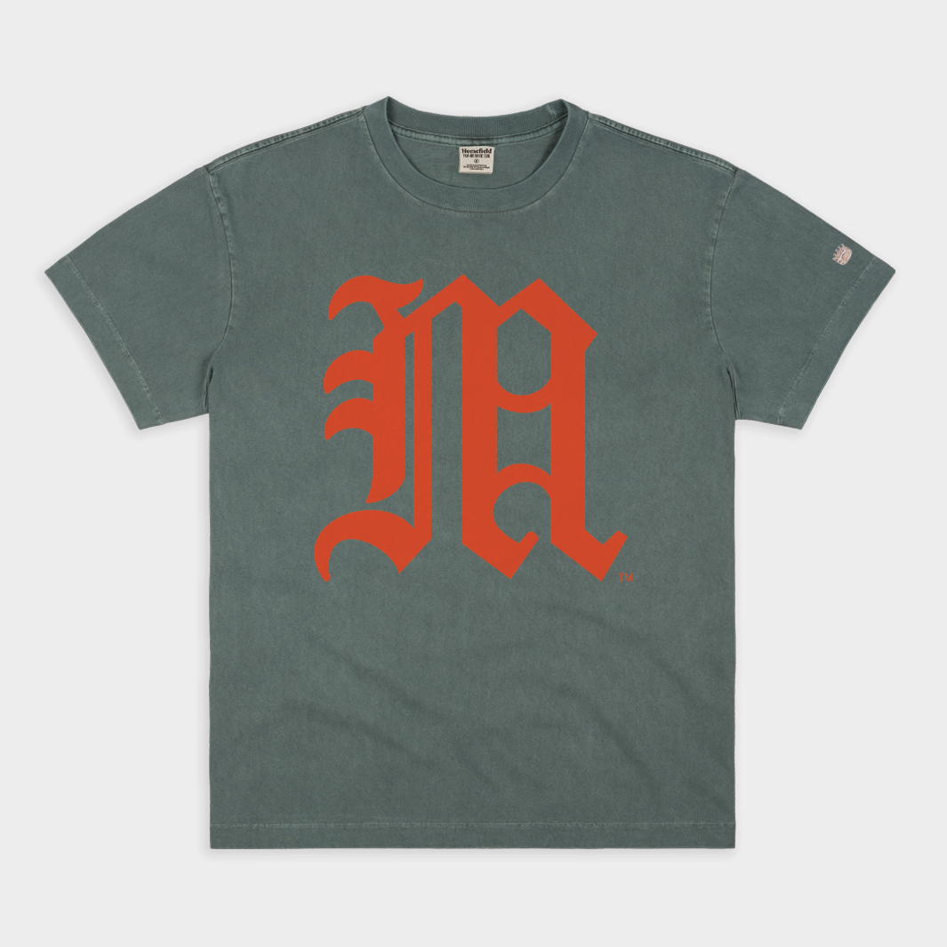 University of Miami Vintage Baseball Heavyweight Tee