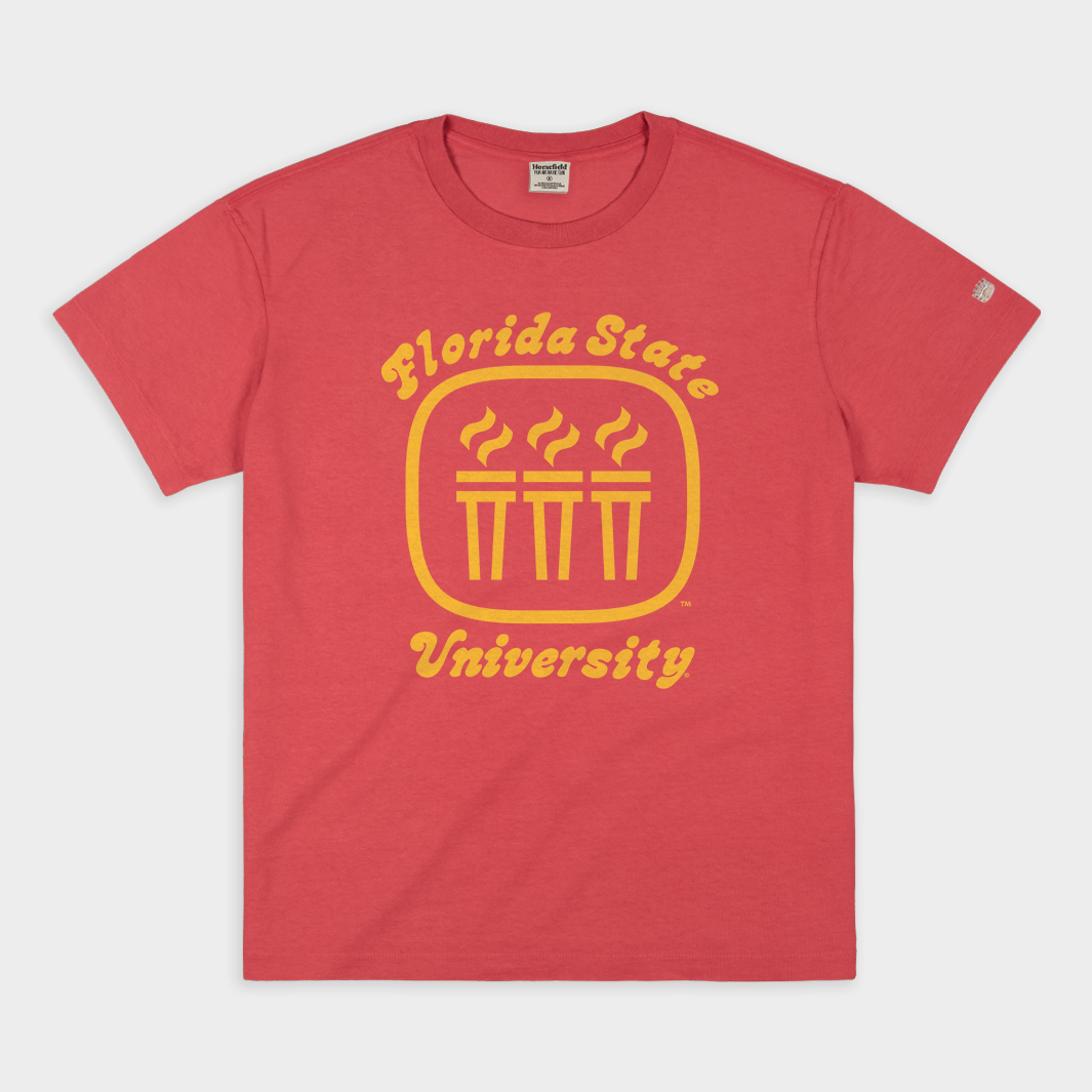 Florida State Torches Vintage Style Heavyweight Tee