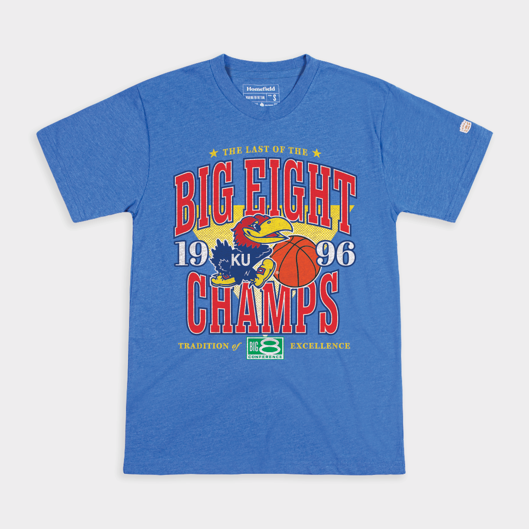 Celebrate Kansas 1996 Big Eight Champions with This Retro Tee