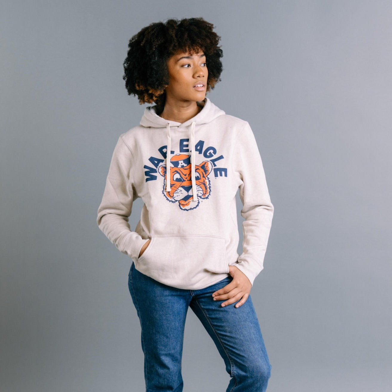 Auburn Tigers Vintage War Eagle Hoodie - Unleash Your School Spirit!