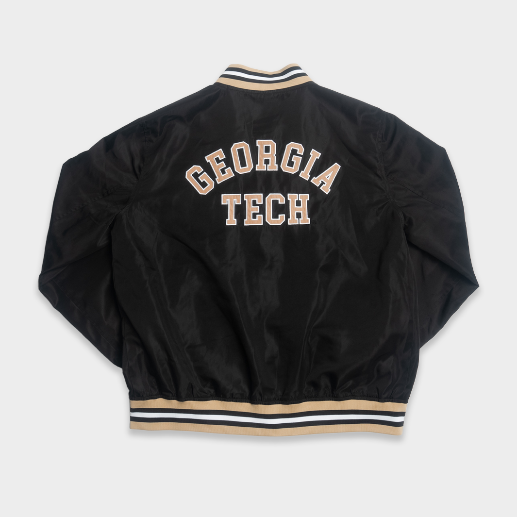 Georgia Tech Vintage Logo Bomber Jacket - Show Your Tech Pride!