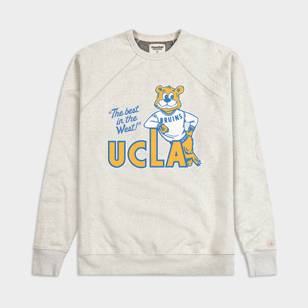 Retro UCLA Leaning Joe Crewneck - Show Your Bruin Pride!