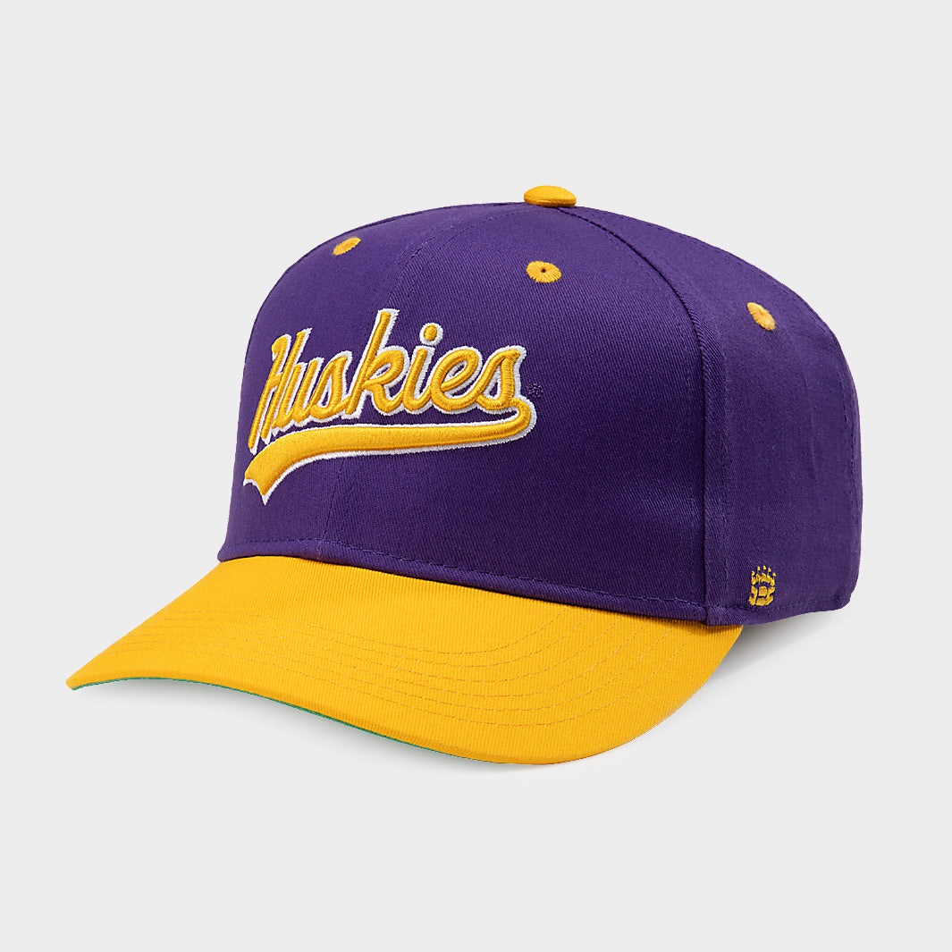 Relive the Glory: Washington Huskies Retro Script Snapback