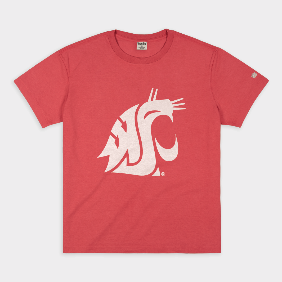 Ol' Crimson Vintage Heavyweight Logo Tee - A Timeless Tribute