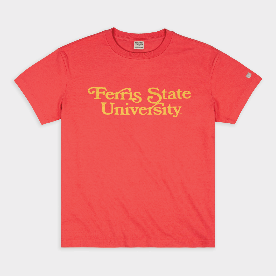 Ferris State University Vintage Heavyweight Tee - A Timeless Tribute