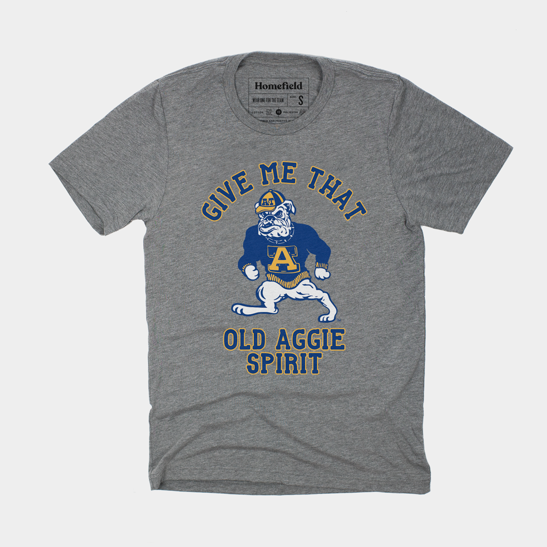 Vibrant Old Aggie Spirit Tribute Tee
