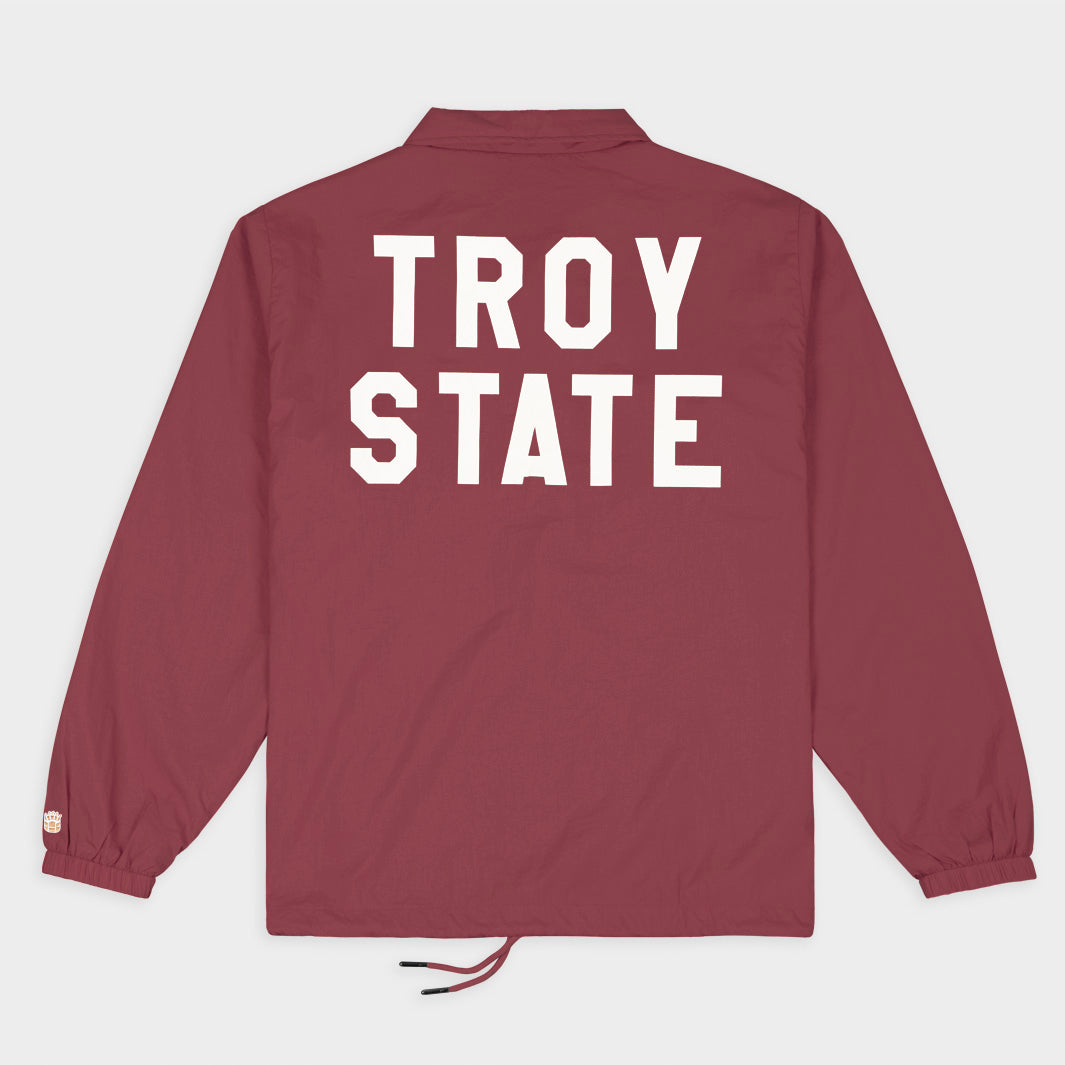 Vintage Troy State Trojans Football Coaches Jacket - A Timeless Tribute